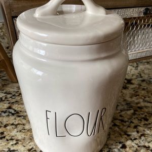 Rae Dunn flour canister